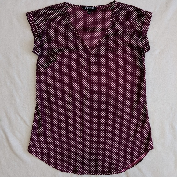 Express Tops - Express Polka Dot Gramercy Tee
